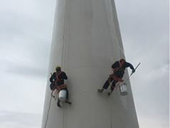 中電投寧夏小羅山風電場防腐修復項目